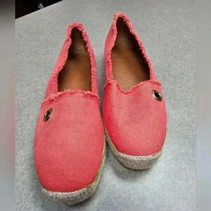 Hunter Adler Espadrille Flats Shoes Slip On Women's 7 Summer Vacation Casual